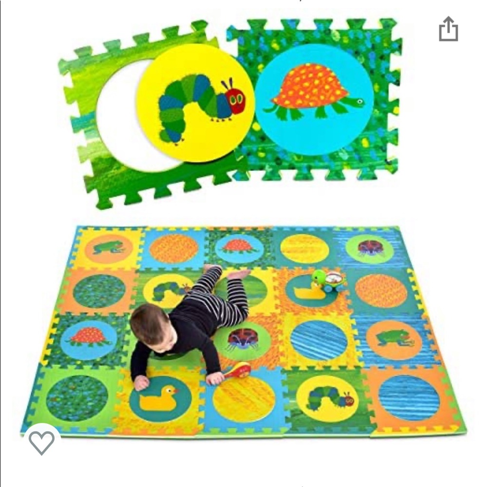 Eric Carl’s foam floor mats